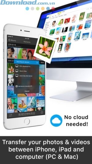 Chuyển đổi giữa iPhone, iPad và PC