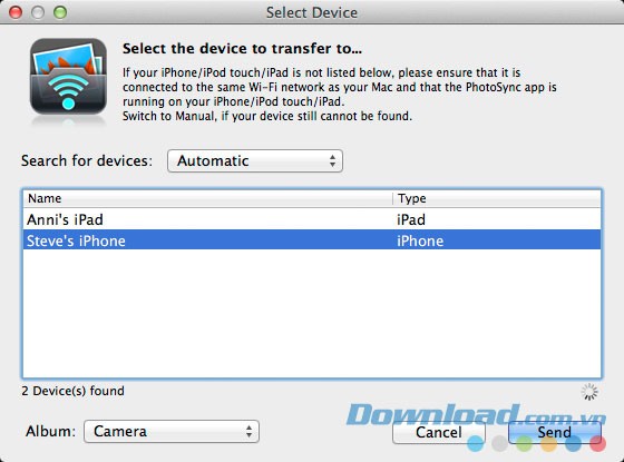 PhotoSync Companion for Mac