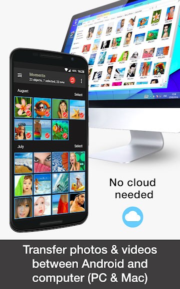 PhotoSync hỗ trợ mọi thiết bị