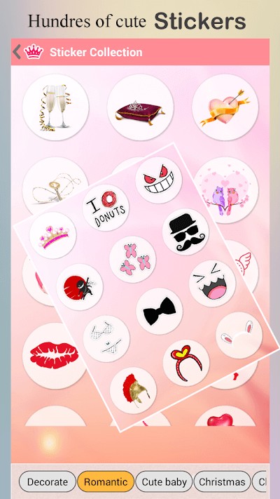 Bộ sưu tập Sticker của Photo Wonder