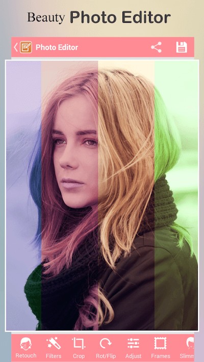 Hiệu ứng màu tuyệt đẹp trên Photo Wonder cho Android