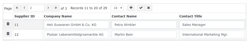 PHPMaker hỗ trợ chỉnh sửa Grid