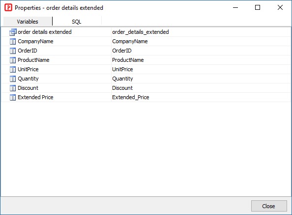 PHPMaker hỗ trợ kiểm tra bảng và tên các biến