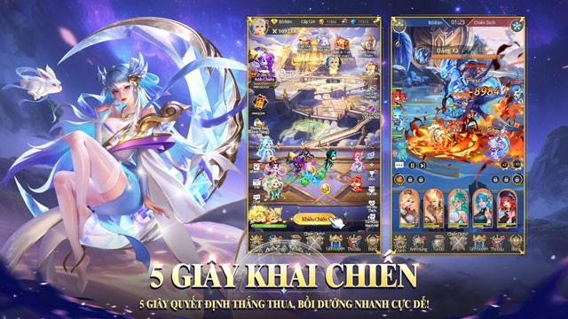 5 giây quyết định thắng thua, bồi dưỡng nhanh cực dễ