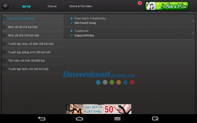 Danh sách bài hát trong Piano Teacher