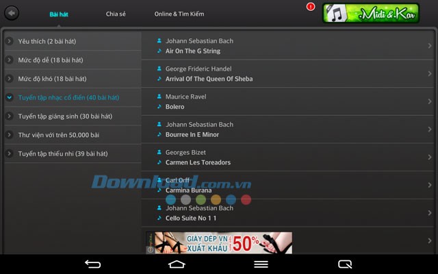 Piano Teacher cho phép nghe trước các bài hát