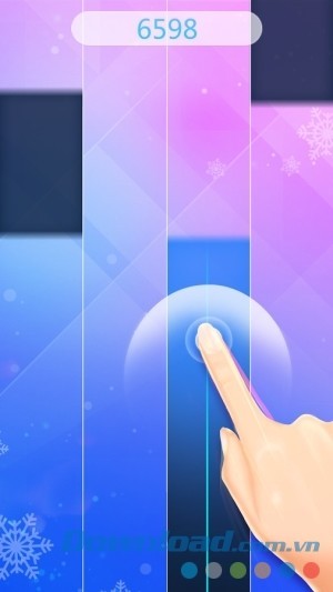 Đồ họa tuyệt đẹp của Piano White Go! cho Android