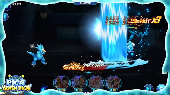 Hiệu ứng ấn tượng từ những trận chiến