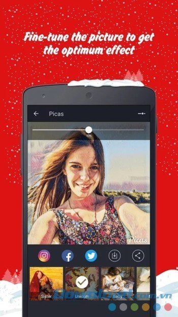 Tinh chỉnh cường độ bộ lọc hợp lý