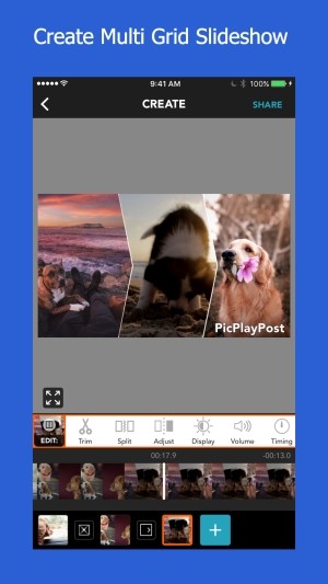 Tạo slideshow ảnh trong PicPlayPost cho iOS