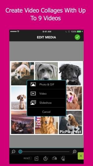 Tạo video ảnh ghép bằng PicPlayPost cho iOS