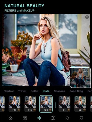 Áp dụng bộ lọc ảnh mới của Pic Pro app