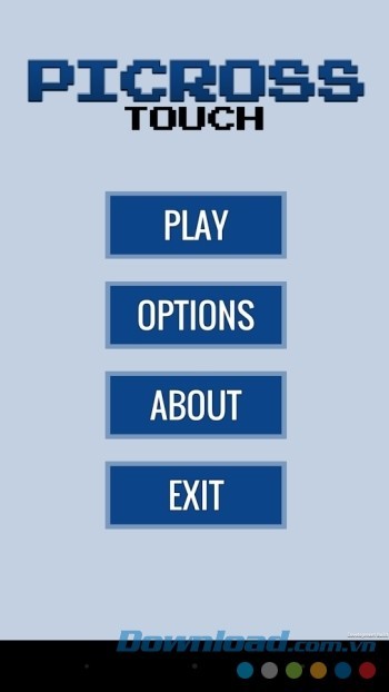 Màn hình khi bắt đầu game