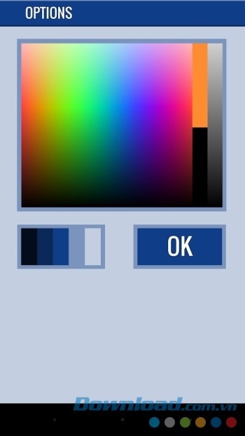 Chọn màu nền yêu thích cho game Picross Touch