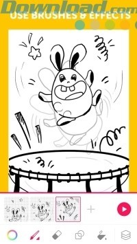 Sử dụng cọ vẽ và các hiệu ứng