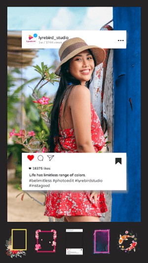 Nhiều lựa chọn khung để làm đẹp cho ảnh