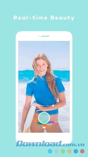 Pictail - BlueHawaii cho Android làm đẹp ảnh tại thời gian thực