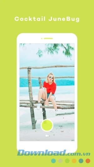 Ứng dụng chụp ảnh đẹp Pictail - Jung Bug cho Android