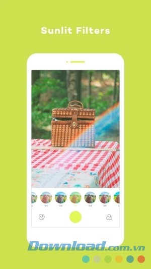 Pictail - Jung Bug cho Android có bộ lọc tỏa nắng