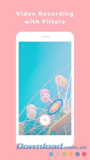 PICTAIL - PinkLady cho Android quay video với bộ lọc