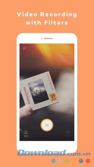 Pictail - RETRO cho Android áp dụng bộ lọc tại thời gian thực