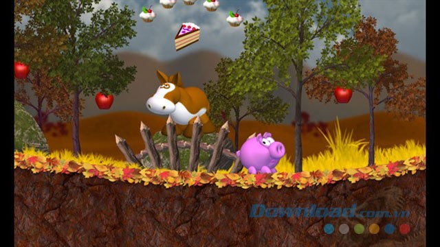 Hái táo và mang nhiều loại bánh về nhà