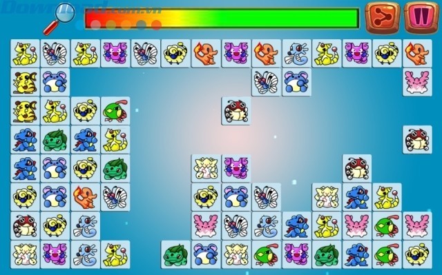 Chơi pikachu cổ điển với giao diện đẹp hơn, màu sắc hơn