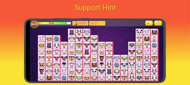 Onet Link Animal có đặc trưng là các biểu tượng con vật pokemon dễ thương