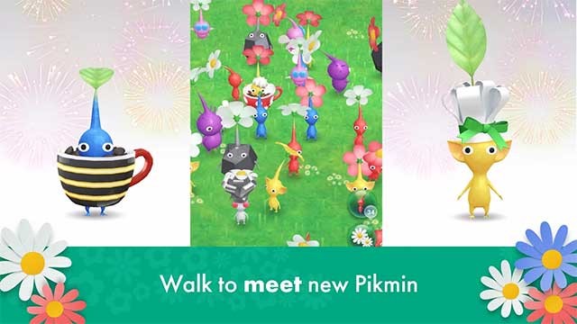 Có tổng cộng có bảy loài Pikmin trong game Pikmin Bloom