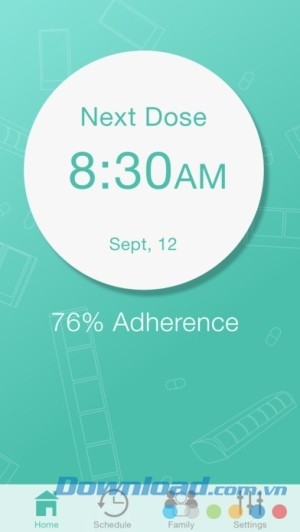 Pillbox by Tricella cho iOS thông báo liều tiếp theo