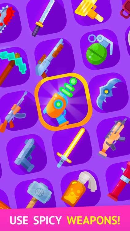 Nâng cấp hoặc mở khóa nhiều loại vũ khí khác nhau trong Pinatamasters