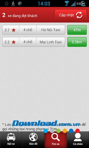 Pingtaxi Client for Android