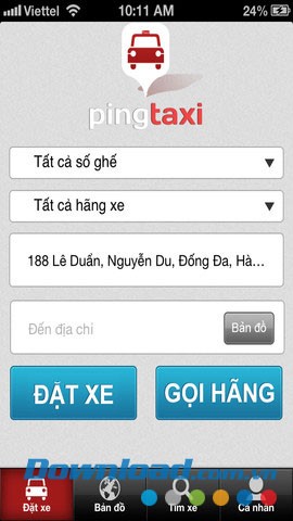 Pingtaxi Client for iOS