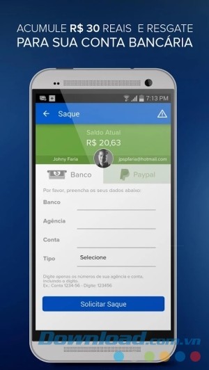 PiniOn cho Android hỗ trợ thanh toán qua Paypal