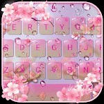 Pink Sakura Flower Keyboard Theme - Android