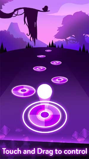 Chạm và giữ để điều khiển bóng