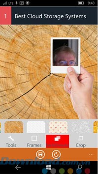 Thêm hình mẫu vào nền