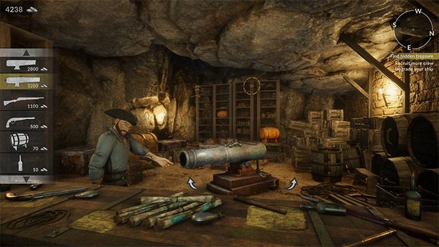 Quản lý tài nguyên và trang bị hiệu quả để đảm bảo đời sống cho nhóm cướp biển trong Pirate Simulator game