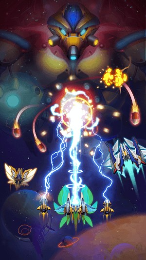 Pirates Of Galaxy là một game bắn súng trong không gian tương tự trò chơi bắn gà Chicken Invaders