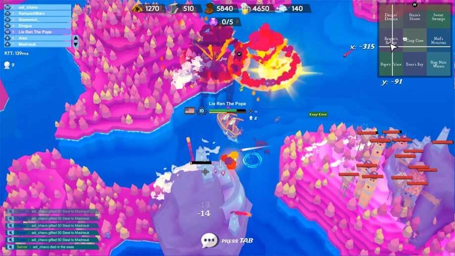 Trải nghiệm game hải tặc theo phong cách mới trong Piratopia