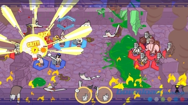 Gây sát thương chí mạng trong game chiến thuật mới Pit People cho máy tính