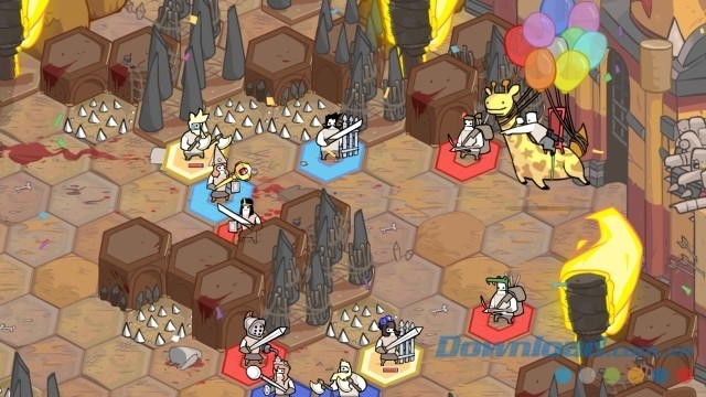 Lựa chọn vị trí chiến đấu tốt trong game chiến thuật mới Pit People cho máy tính