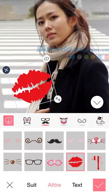 Chèn sticker vào ảnh