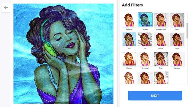 Sử dụng các kết cấu & bộ lọc khác nhau để tạo ra tác phẩm độc đáo