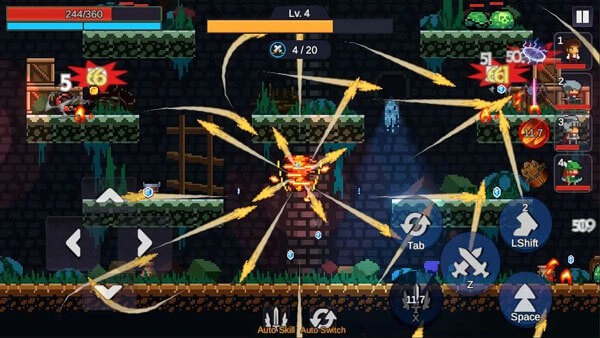 Lối chơi nhàn rỗi kết hợp với hành động roguelike quen thuộc