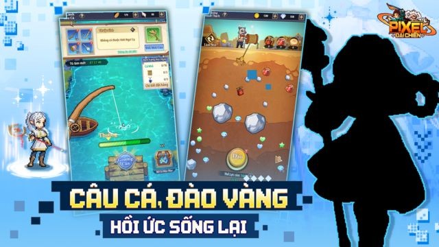 Câu cá, đào vàng, hồi ức sống lại