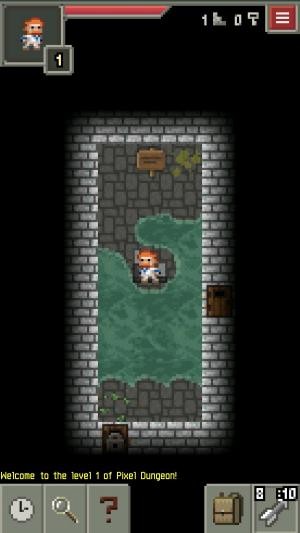 Game nhập vai khám phá hầm ngục Pixel Dungeon cho iOS