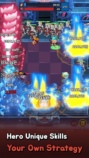 Sử dụng các kỹ năng độc đáo của nh hùng theo chiến thuật của bạn