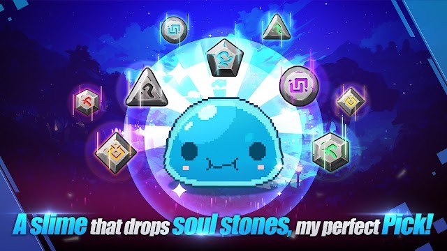 Nhận sự hỗ trợ từ Slime thông qua việc nhận những viên đá linh hồn