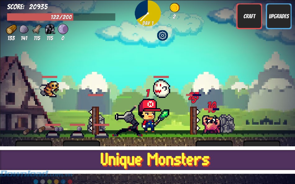 Đánh nhiều quái thú vị